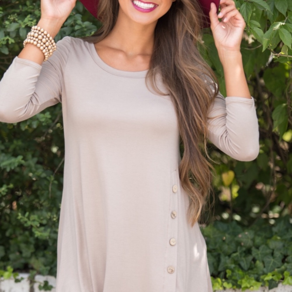 Tan tunic/blouse